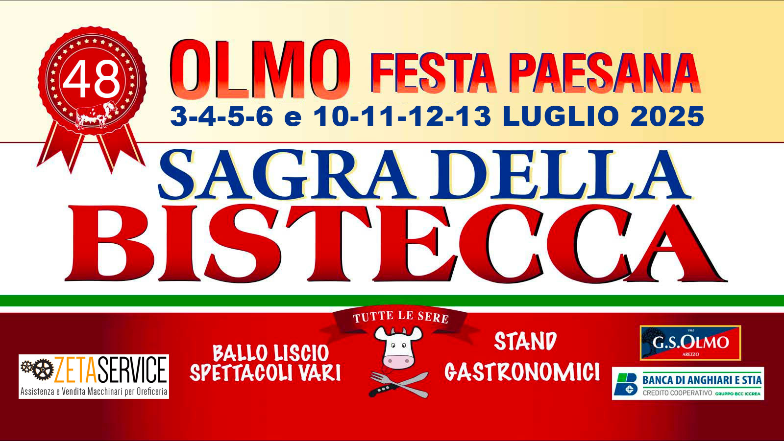 La Sagra della Bistecca di Olmo ad Arezzo